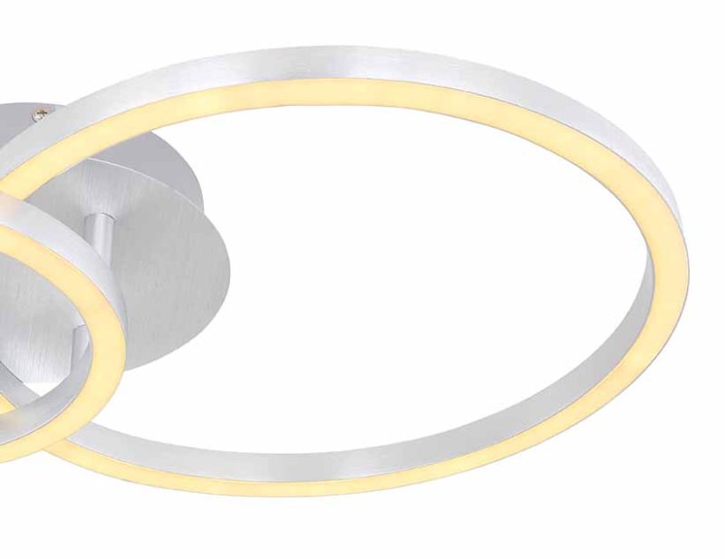 Aluminium moderne stalen plafondlamp Globo Reggy - Afbeelding 4