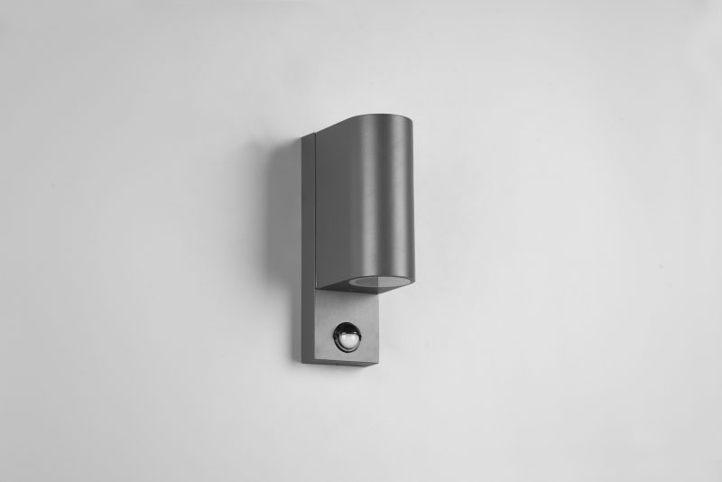 Aluminium moderne wandlamp antraciet Roya - Afbeelding 3