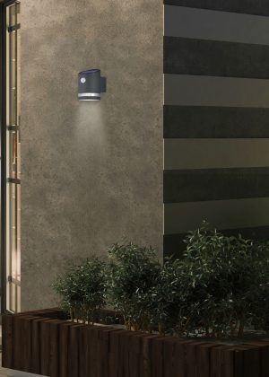 Lamp met bewegingssensor