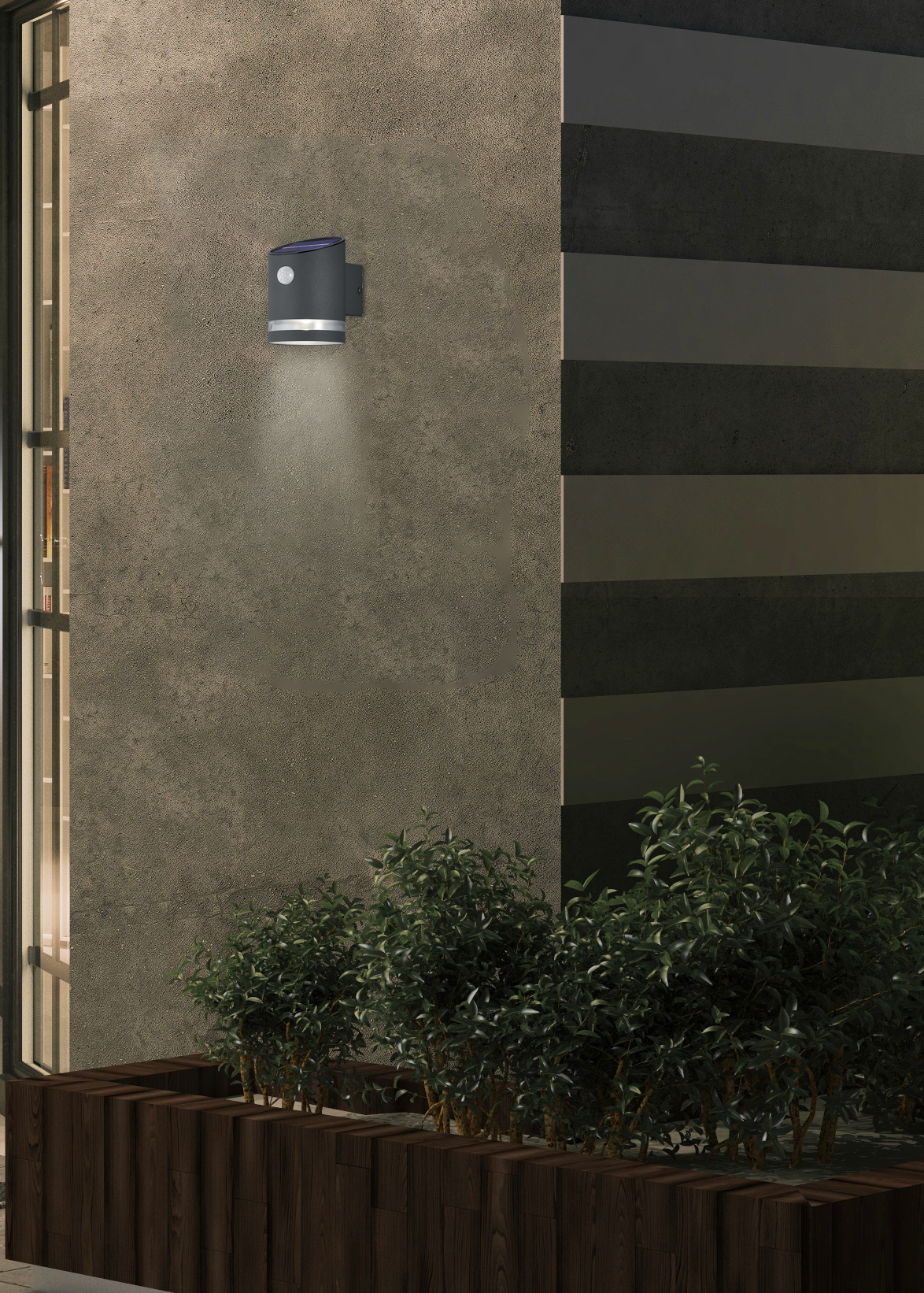 Lamp met bewegingssensor