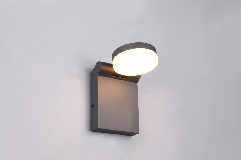 Antracieten moderne wandlamp vierkant Adour - Afbeelding 3