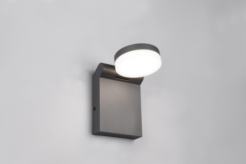Antracieten moderne wandlamp vierkant Adour - Afbeelding 4