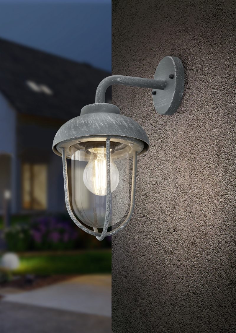 Antracietgrijze wandlamp gewapend hangend Duero - Afbeelding 2