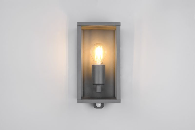 Antracietkleurige wandlamp kast sensor Garonne - Afbeelding 2