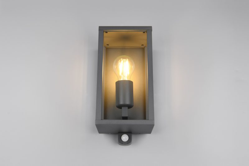 Antracietkleurige wandlamp kast sensor Garonne - Afbeelding 4