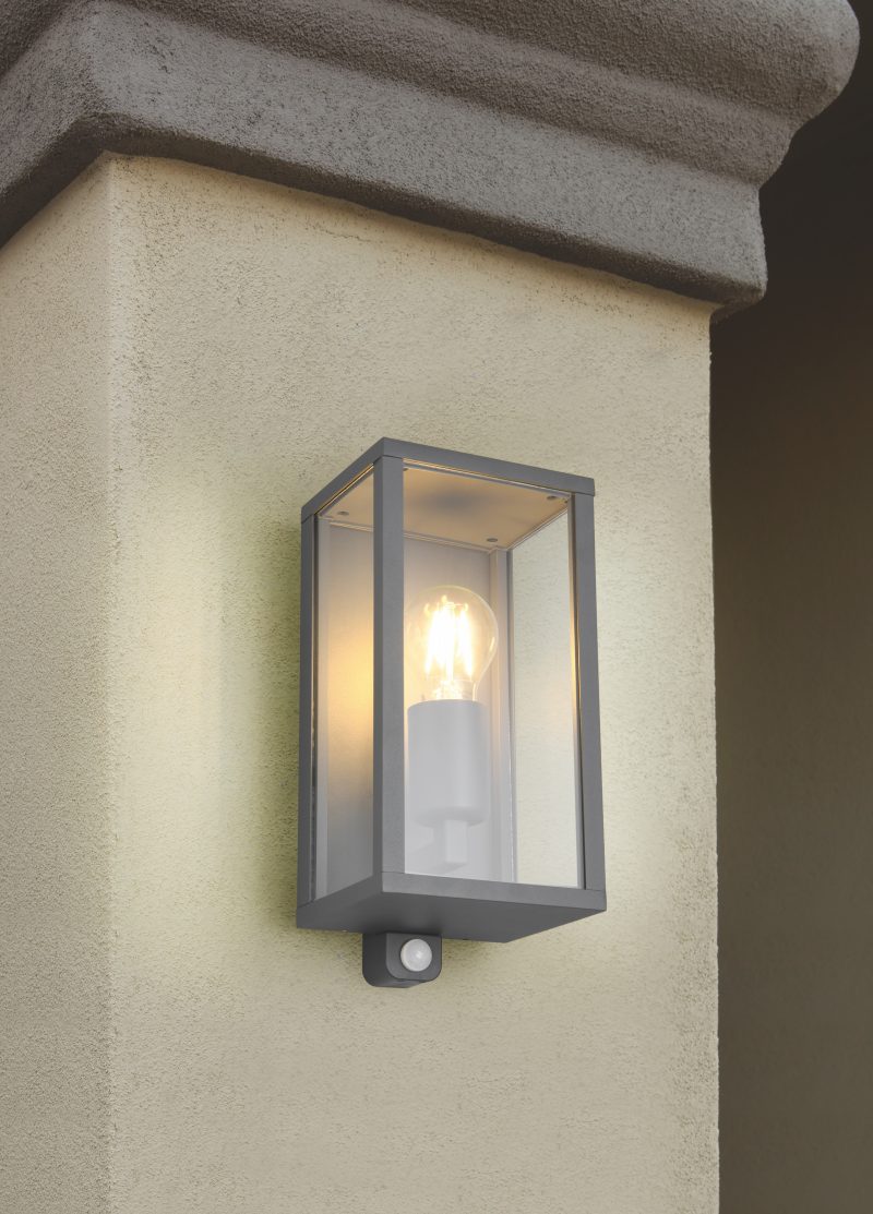 Antracietkleurige wandlamp kast sensor Garonne - Afbeelding 6