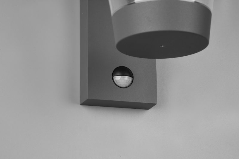 Antracietkleurige wandlamp trechtervorm sensor Cavado - Afbeelding 4