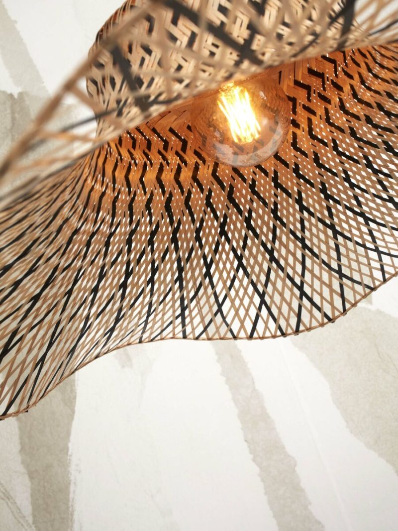 Bamboe naturel zwart vloerlamp bohemien GOOD&MOJO Ibiza - Afbeelding 4