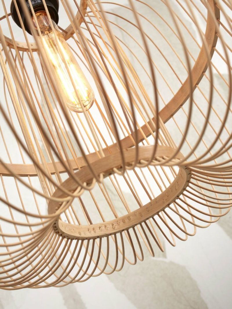 Bamboe oosterse naturel vloerlamp GOOD&MOJO Hokkaido - Afbeelding 3