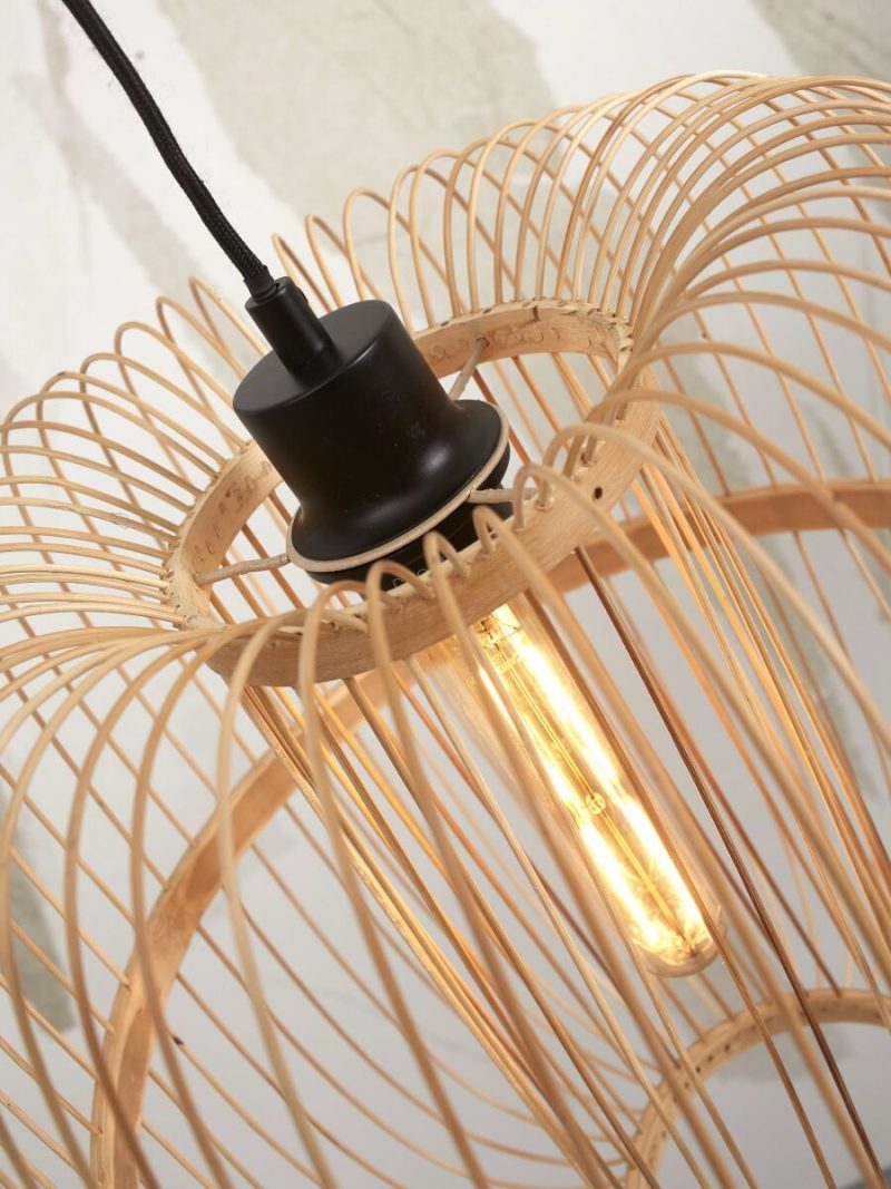 Bamboe oosterse naturel vloerlamp GOOD&MOJO Hokkaido - Afbeelding 4