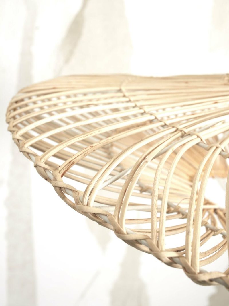 Bamboe-rotan Boheemse witte vloerlamp GOOD&MOJO Zanzibar - Afbeelding 7