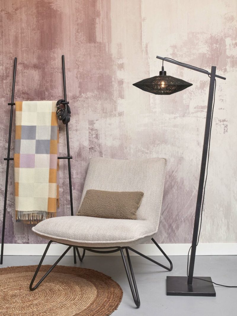 Bamboe zwarte bohemien vloerlamp GOOD&MOJO Iguazu - Afbeelding 5