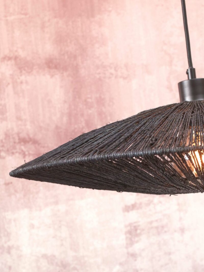 Bamboe zwarte bohemien vloerlamp GOOD&MOJO Iguazu - Afbeelding 6