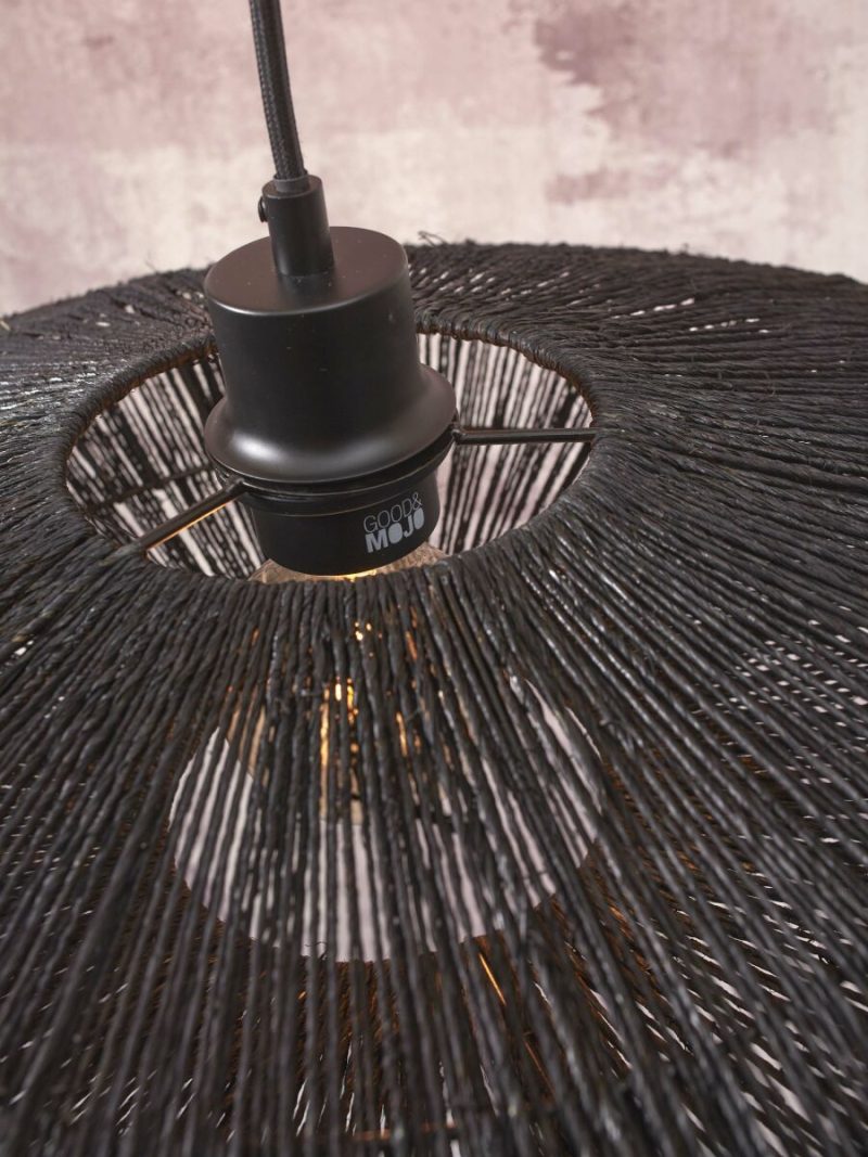 Bamboe zwarte bohemien vloerlamp GOOD&MOJO Iguazu - Afbeelding 7