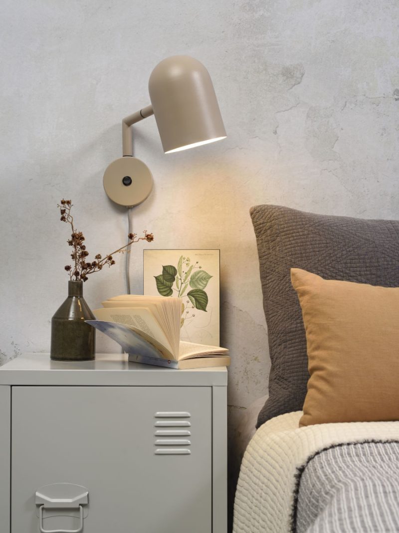 Bekervormige retro grijze wandlamp It's About RoMi Marseille - Afbeelding 5