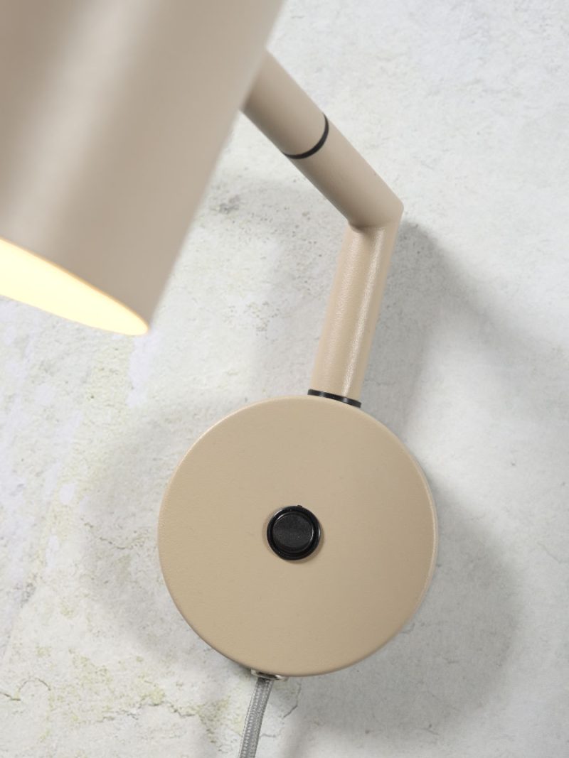 Bekervormige retro grijze wandlamp It's About RoMi Marseille - Afbeelding 7