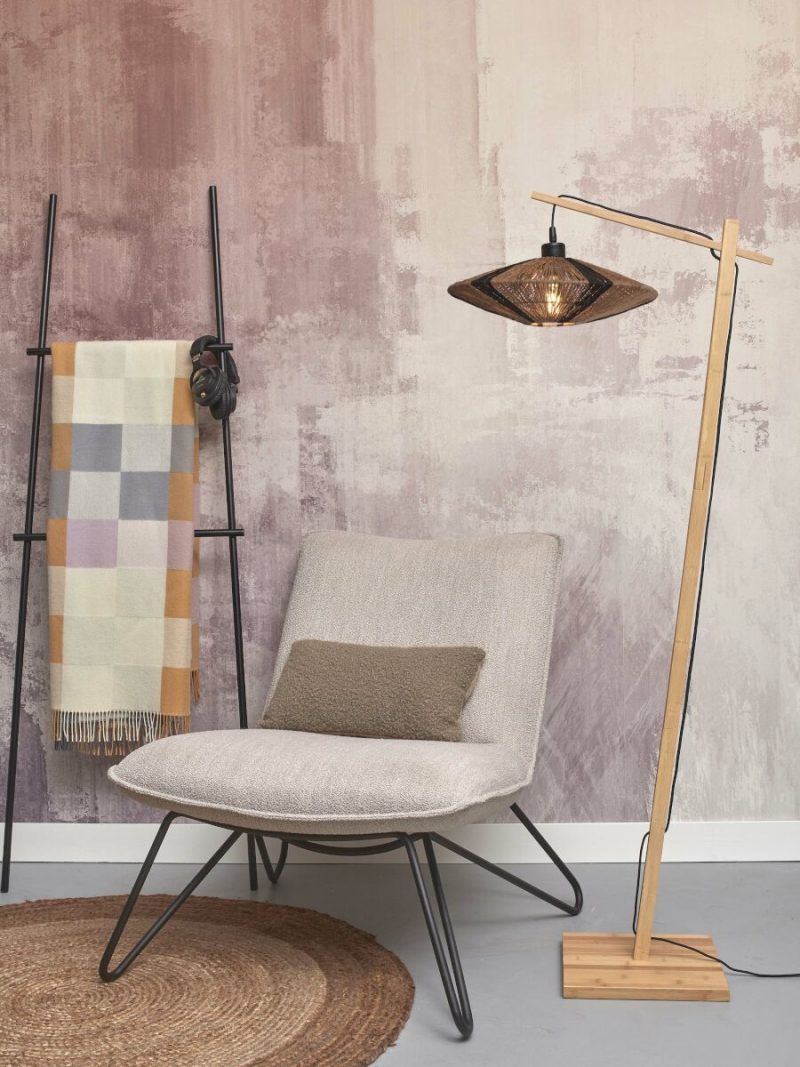 Boheemse naturel bamboe vloerlamp GOOD&MOJO Iguazu - Afbeelding 5