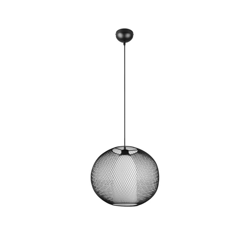 Boheemse zwart gazen hanglamp Filo - Afbeelding 6