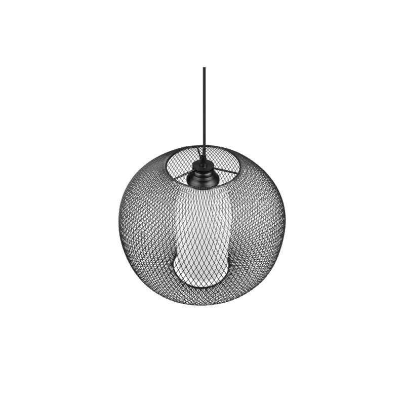 Boheemse zwart gazen hanglamp Filo - Afbeelding 7