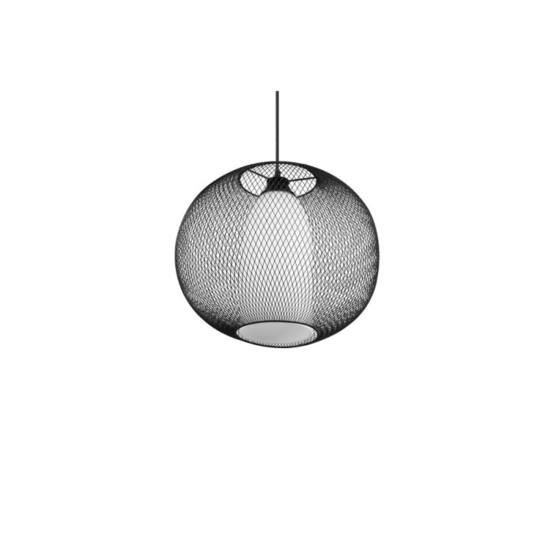 Boheemse zwart gazen hanglamp Filo - Afbeelding 8