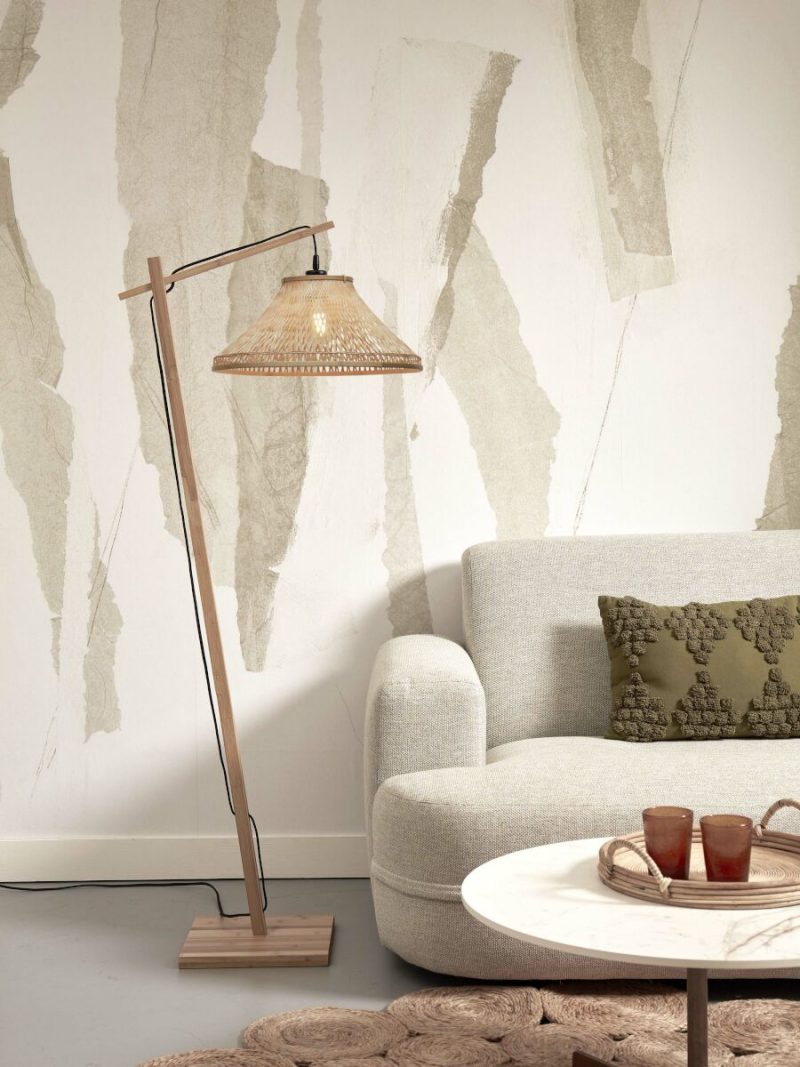 Bohemian bamboe naturel vloerlamp GOOD&MOJO Tahiti - Afbeelding 2