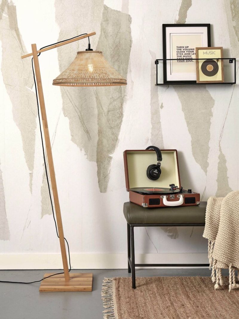 Bohemian bamboe naturel vloerlamp GOOD&MOJO Tahiti - Afbeelding 5