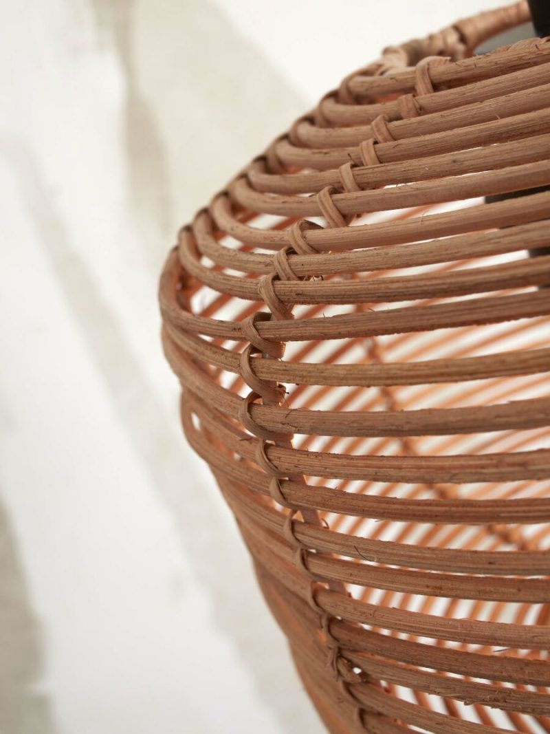 Bohemian bamboe rotan naturel vloerlamp GOOD&MOJO Tanami - Afbeelding 3