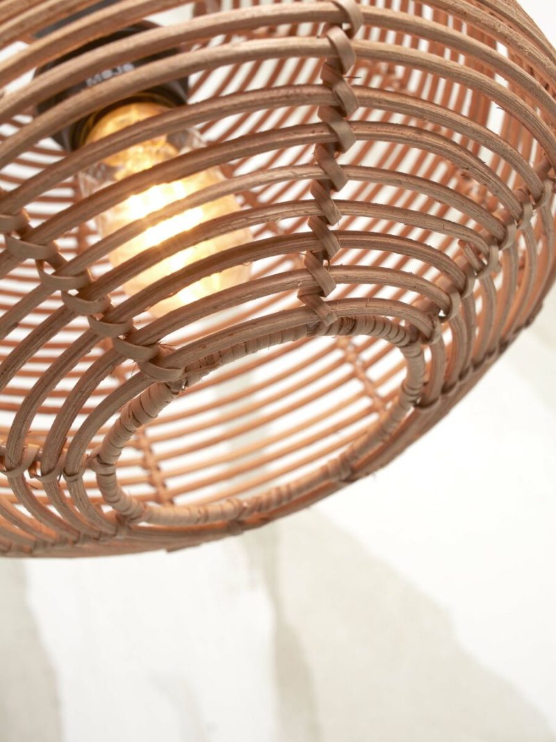 Bohemian bamboe rotan naturel vloerlamp GOOD&MOJO Tanami - Afbeelding 4