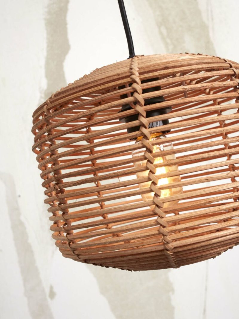 Bohemian bamboe rotan naturel vloerlamp GOOD&MOJO Tanami - Afbeelding 6