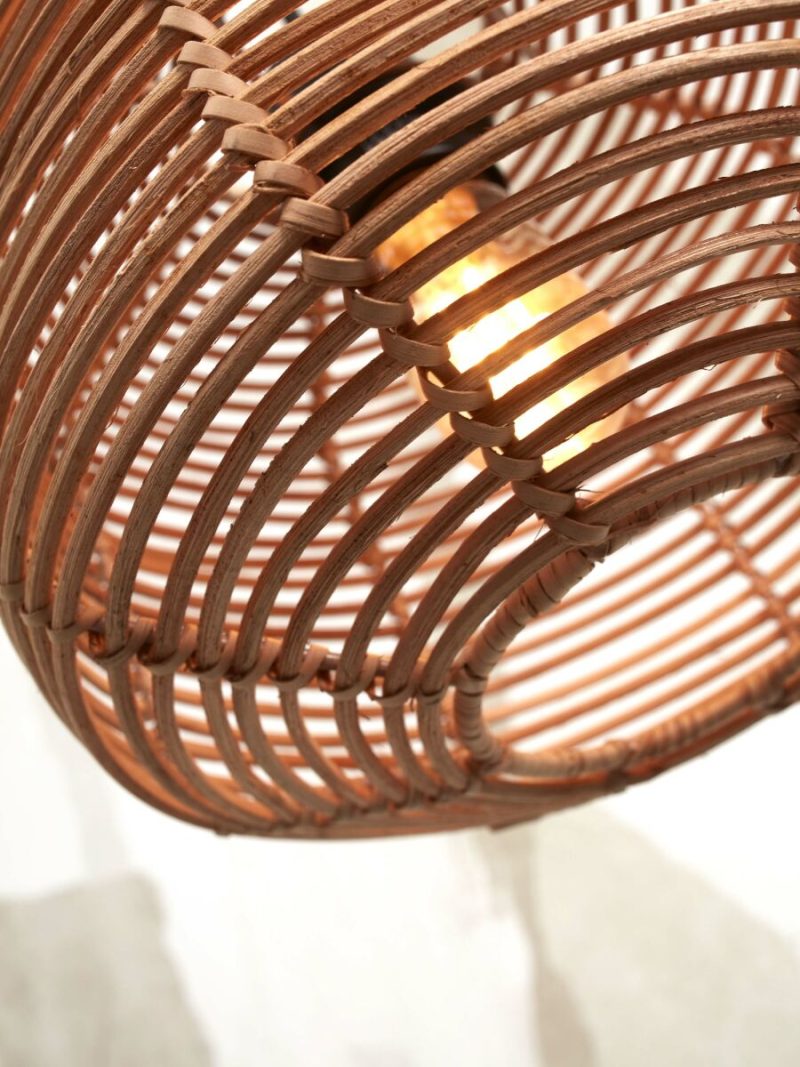 Bohemian bamboe rotan naturel vloerlamp GOOD&MOJO Tanami - Afbeelding 7