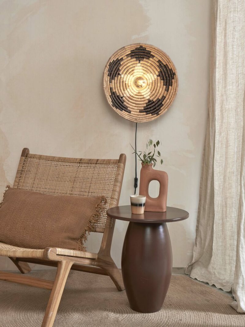 Bohemian zeegras wandlamp naturel/zwart GOOD&MOJO Andros - Afbeelding 4