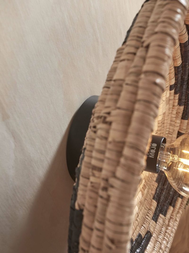 Bohemian zeegras wandlamp naturel/zwart GOOD&MOJO Andros - Afbeelding 9