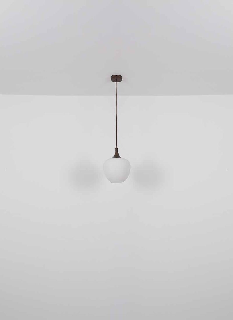Bruine klassieke metalen hanglamp Globo Maxy - Afbeelding 5