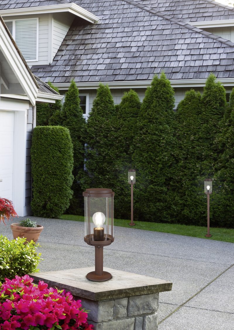 Bruine vloerlamp paal Tanaro - Afbeelding 2
