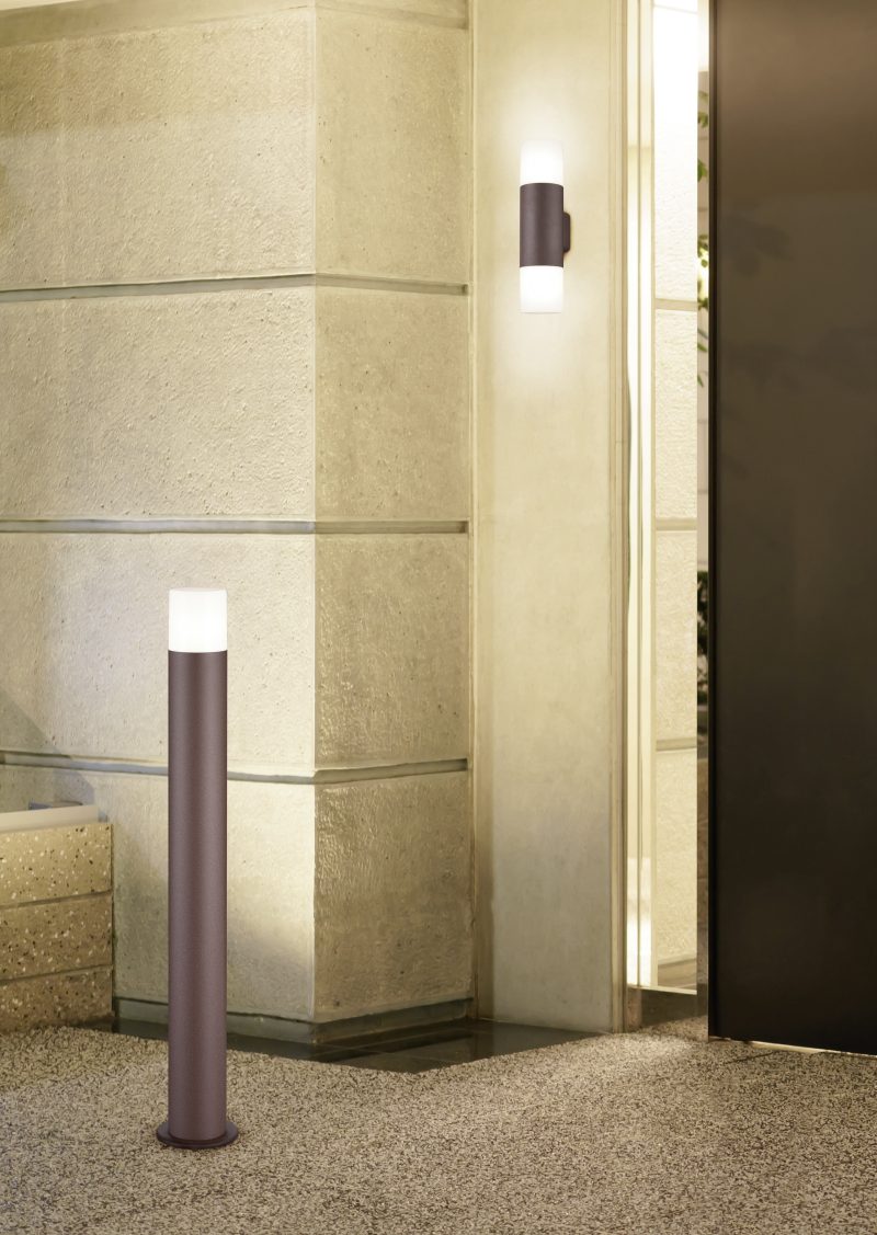 Bruine vloerlamp strandpaal Hoosic - Afbeelding 2