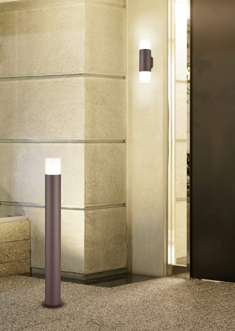 Bruine vloerlamp strandpaal Hoosic - Afbeelding 2