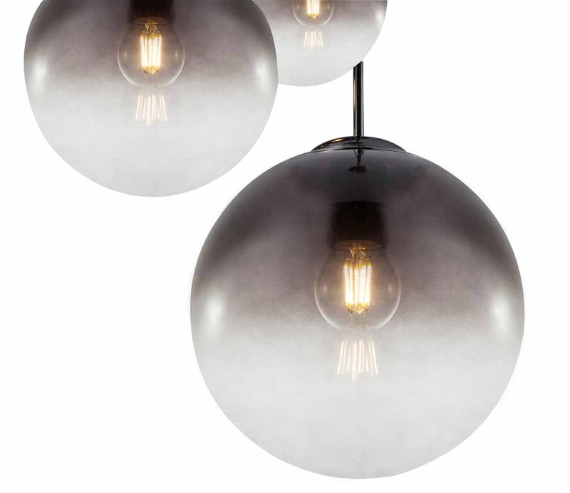 Chromen metalen moderne hanglamp Globo Varus - Afbeelding 5