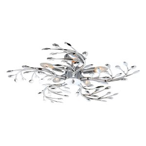chromen-plafondlamp-5-lichts-takkenkrans-globo-flash-68546-5