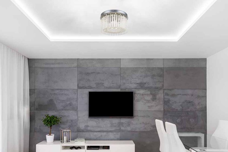 Chromen plafondlamp rond glasbuizen Globo Joyce - Afbeelding 2