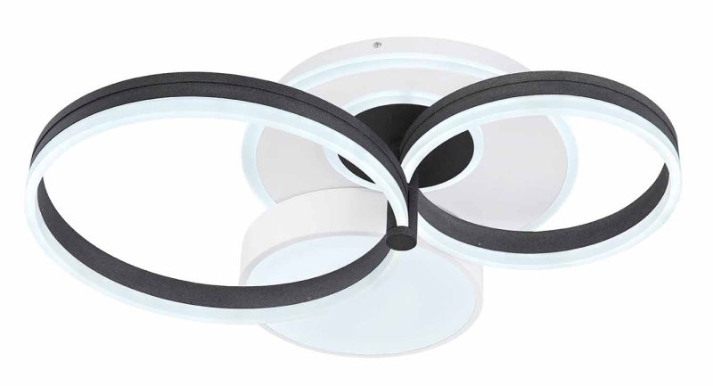 Cirkels wit moderne plafondlamp Globo Jack - Afbeelding 4