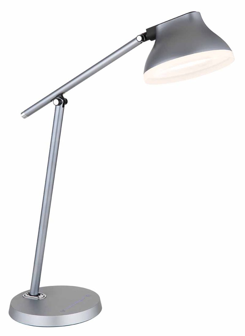Design tafellamp grijs aluminium Globo Halvar - Afbeelding 3