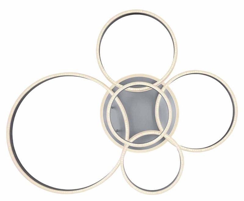 Grijze cirkels moderne plafondlamp Globo Rubio - Afbeelding 2