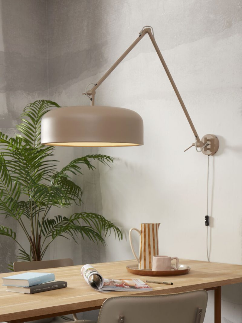 Grijze retro wandlamp metaal It's About RoMi Marseille - Afbeelding 2