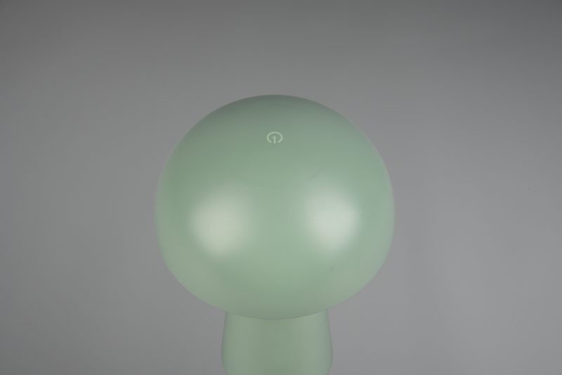Groene binnen/buiten tafellamp paddenstoelvorm oplaadbaar Lennon - Afbeelding 2