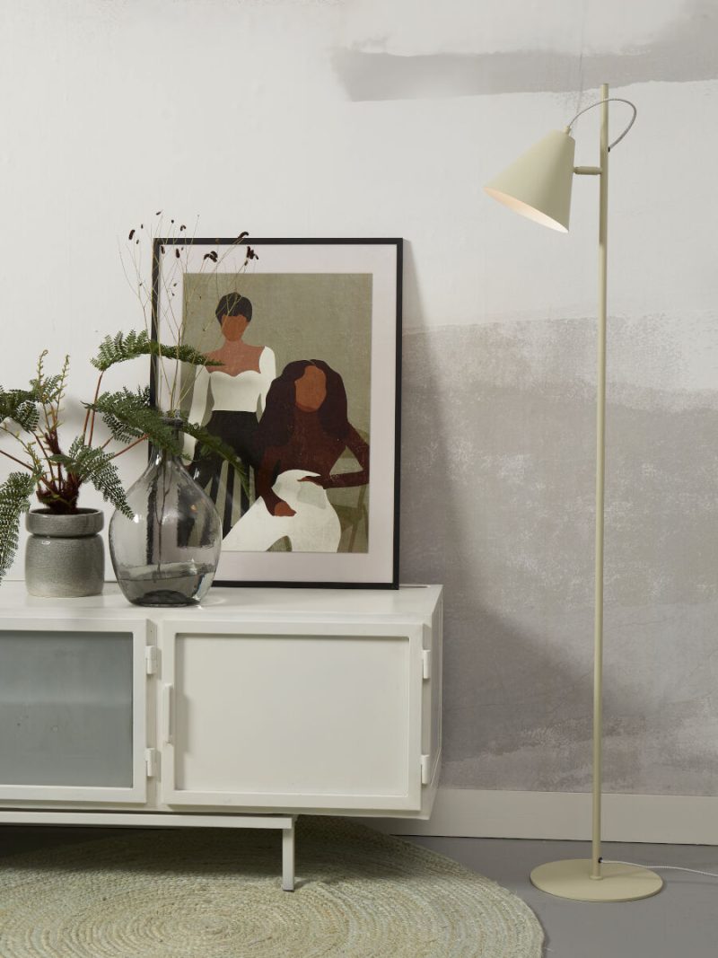 Groene retro vloerlamp metaal It's About RoMi Lisbon - Afbeelding 10