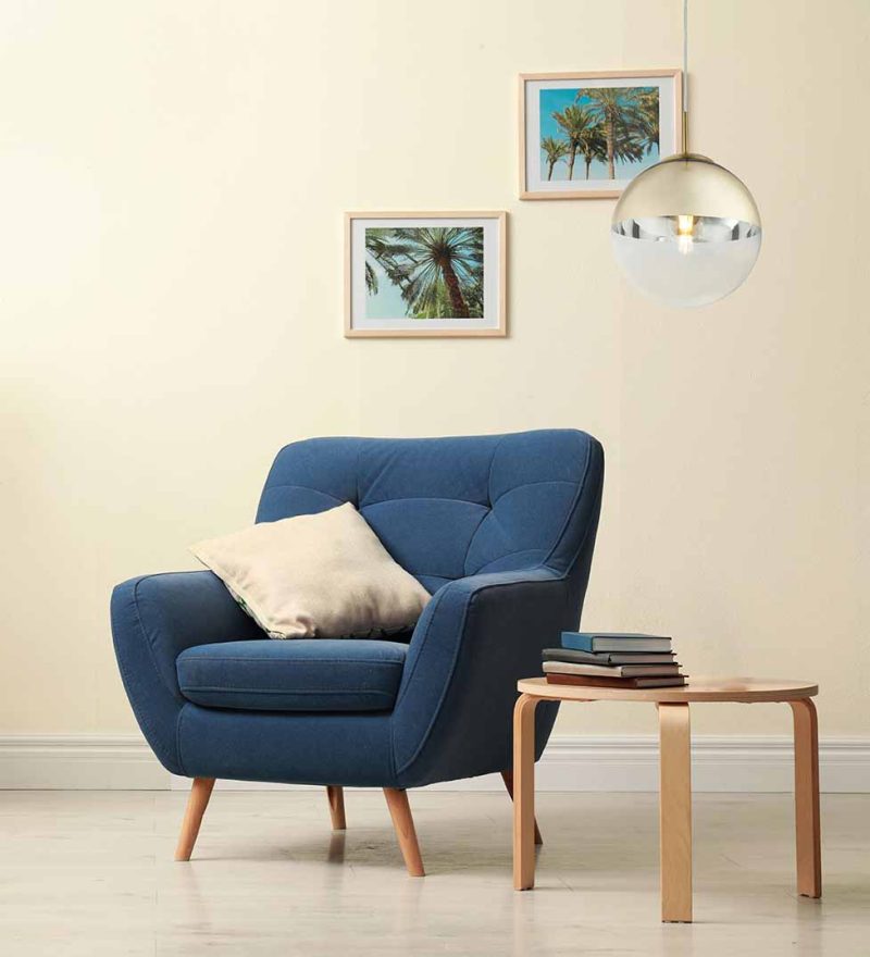 Hanglamp goud klassiek metaal glas Globo Varus - Afbeelding 4