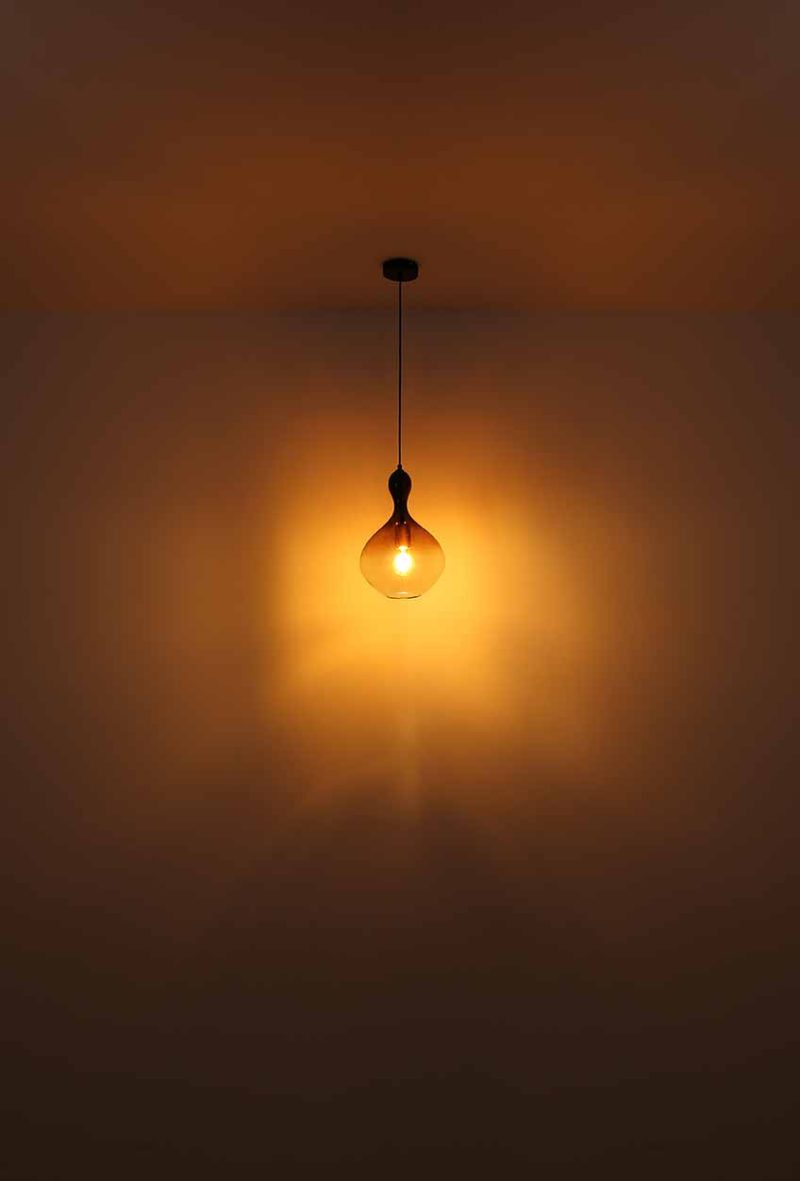 Hanglamp klassiek zwart metaal Globo Aladdin - Afbeelding 4