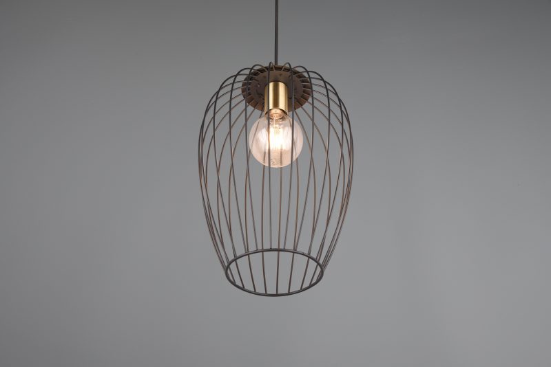Hanglamp zwart large filigraan kap Grid - Afbeelding 2