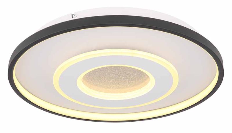 Hightech plafondlamp grijs rond Globo Brienna - Afbeelding 3