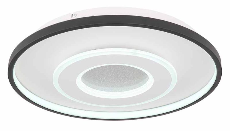 Hightech plafondlamp grijs rond Globo Brienna - Afbeelding 4
